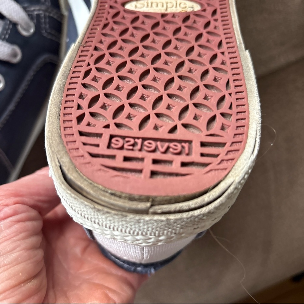 SIMPLE OS Shoes Women’s 7 Canvas Casual Skate 9902 - Picture 7 of 12